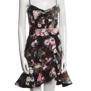 NICHOLAS FLORAL BELTED MINI